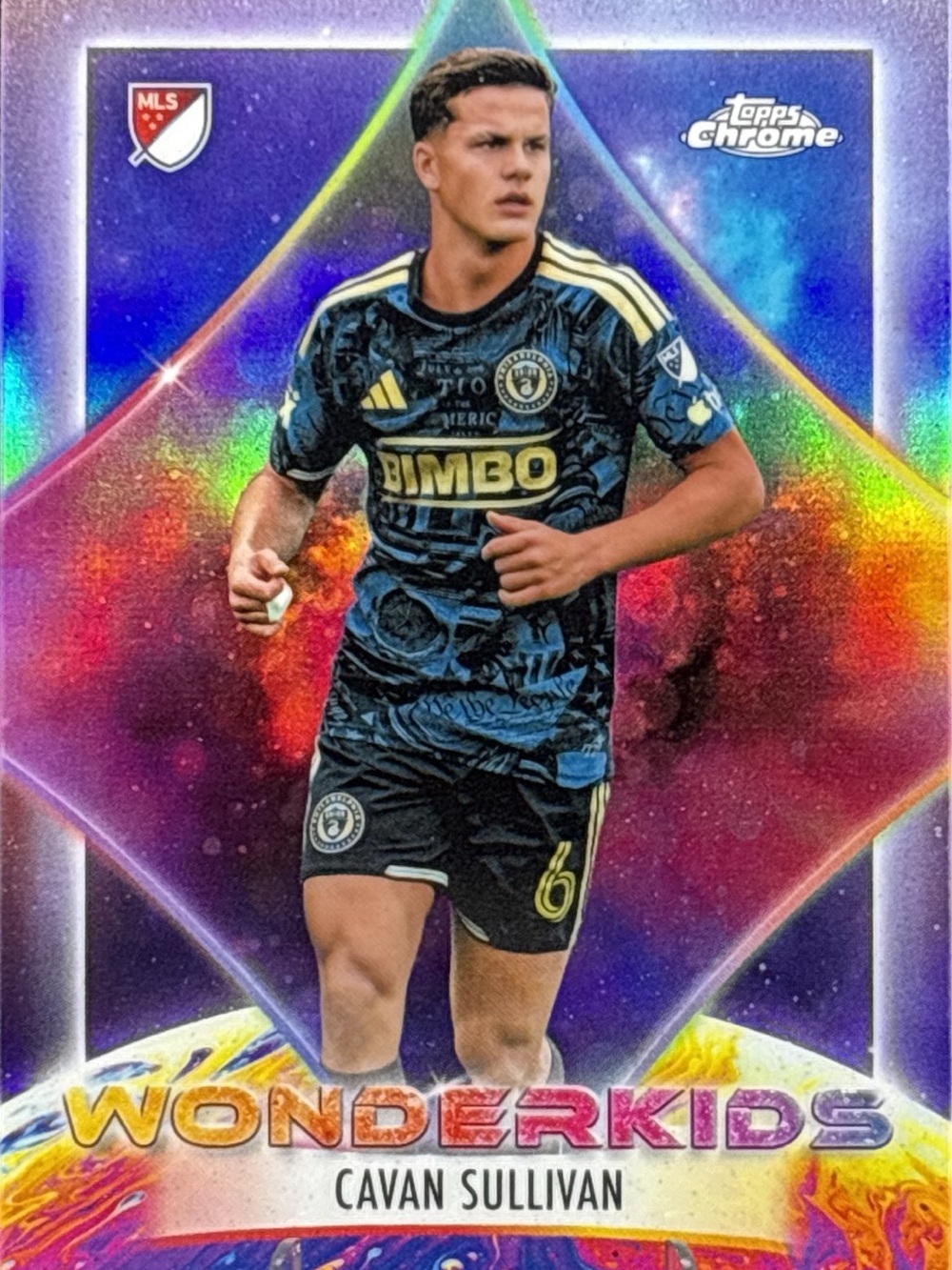 Topps Chrome Wonderkids Cavan Sullivan Soccer Trading Card